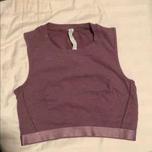 Lululemon workout crop tank top